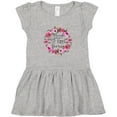 thumbnail image 3 of Inktastic Though She Be but Little She is Fierce Girls Toddler Dress, 3 of 5