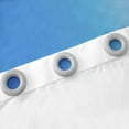 thumbnail image 5 of Blue Darkening Drapes (2 Panels, 52 x 63 Inch) Ombre Black Curtains for Bedroom Living Room for Kids Decor Gradient Style 30%-50% Blackout Curtains Abstract Window Treatments, 5 of 8