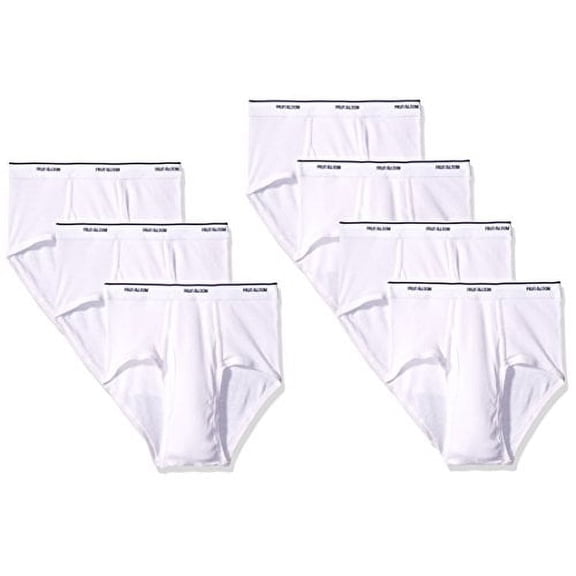 Fruit of the Loom Men's 7-Pack Basic Brief, White, Medium
