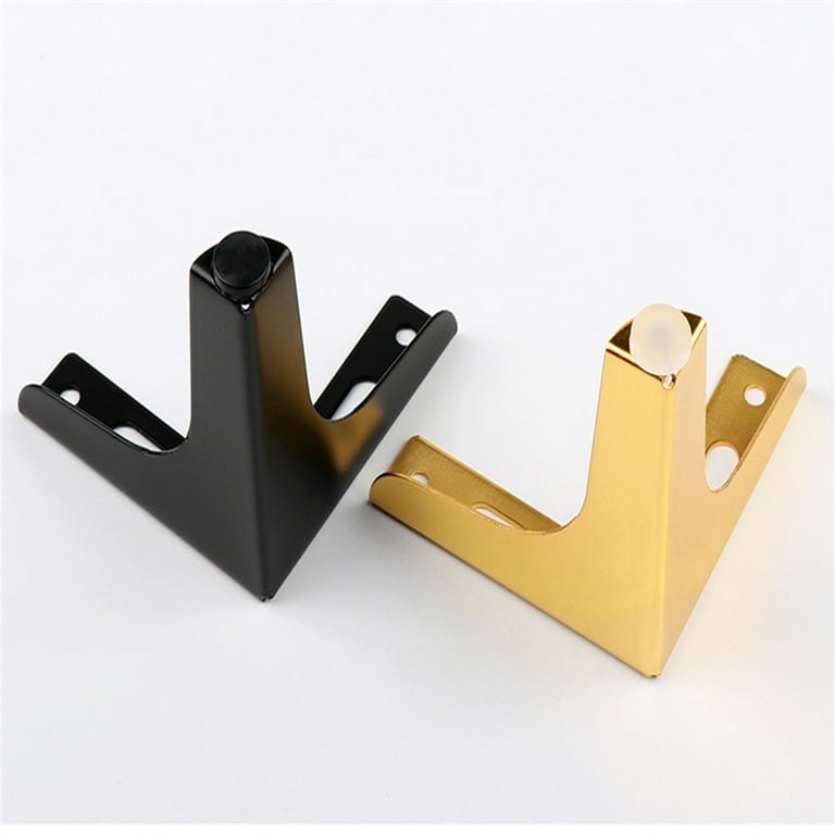 Gold Metal Furniture Legs, Heavy Duty Triangle Metal Furniture Feet, DIY  Replacement for TV Stand, Sofa, Dresser, Cabinet, Vanity, 1 Pcs, 3.94x3.62"  - Walmart.com