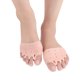 thumbnail image 3 of 1 par de almohadillas grandes para los huesos del pie alfombrillas de silicona para los dedos de los pies con 5 orificios herramientas lavables para el cuidado de los pies, 3 of 9