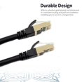 thumbnail image 1 of CABLE CABLE CABLE CABLE DE RED DE ALTA VELOCIDAD 40 GBPS 2000MHz/ par Tratir twolinado/ Interfaz RJ45 RJ45 Negro, 1 of 7