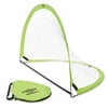 Refurbished Umbro 91201 Soccer Goal Nets, Portable Pop-up Set with Lime Green Zipper Storage Bag