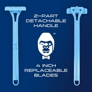 BakBlade 1.0 Back Shaver for Men, Long 18 Handle and 4.5 Razor Head for Wet or Dry Use