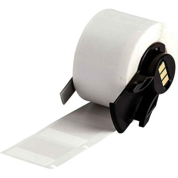Brady Wraparound Label, White, Vinyl, 1 in W M6-19-427