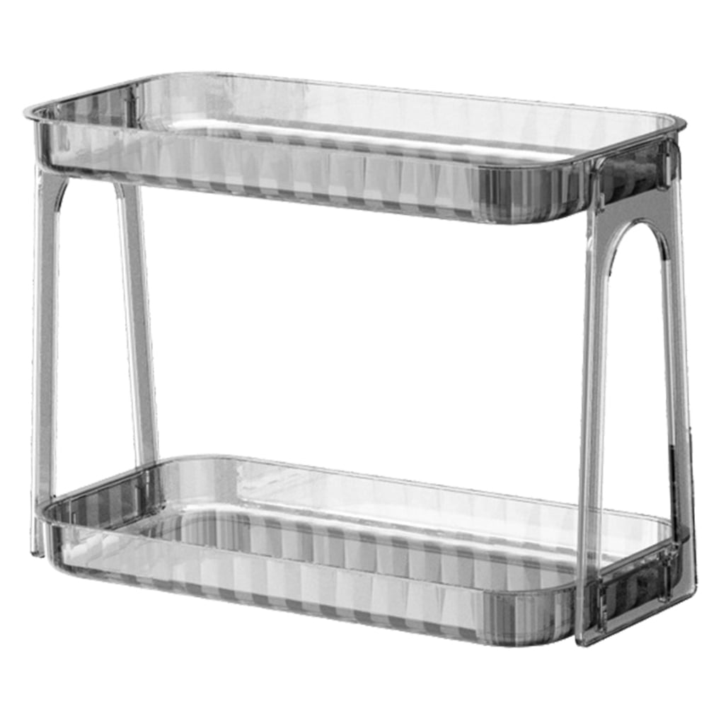 FRCOLOR Bathroom Counter Shelf Tiered Vanity Shelf Organizer Holder 2-Tier Kitchen Spice Rack