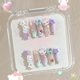thumbnail image 3 of Sanrio-dibujo animado de Hellokitty con armadura de dopamina, lindo Kawaii, manicura mediana y larga, Anime, se puede usar varias veces, uñas falsas, 3 of 4