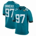 thumbnail image 1 of Camiseta deportiva de fútbol americano de los #97 Henry Mondeaux para hombre, color verde azulado - S, 1 of 2