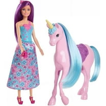 Barbie Mattel Doll & Unicorn Fantasy Playset – Magical Adventure Toy