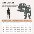 thumbnail image 4 of Vsdgher Gamers Pajamas Set Long Sleeve Sleepwear Womens Button Down Nightwear Pj Sets-X-Large, 4 of 7