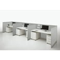 GOF Office Cubicle, 3 Stations 30D x 144W x 48H / Office Partition Wall