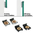 Spring Clips For Mirrors BE-TOOL 8PCS Spring Loaded Mirror Clips Unframed Hanger Clips Mirror ...