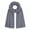 Light Gray, variant on 100% Wool Knit Scarf for Women and Men, Soft Warm Solid Color Winter Scarves, Long Cozy Knitted Wrap for Fall and Winter, Dark Gray