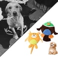 thumbnail image 4 of Dog Squeaky Toy Cartoon: Plush Puppy Teething Toy Pet Interactive Toy for Biting, 4 of 10