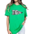thumbnail image 2 of Tigers Flag Mascot Shirt for Men Women and Teens Unisex Tigers Sports Game Day T-Shirt Vintage Green Shirt Adult Medium, 2 of 5