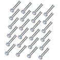 thumbnail image 4 of Piercing del cuerpo Sunnimix Anillos del perno prisionero de la nariz de acero 24 piezas Blanco, 4 of 6
