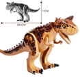 thumbnail image 1 of Dinosaur World Building Blocks Set, Large Dinosaur Figures T-Rex Velociraptor Triceratops, DIY Assembled Educational Construction Toy, STEM Learning Building Kit Gift for Kids Boys Girls, 1 of 7