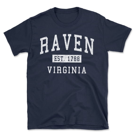 Raven Virginia Classic Established Men's Cotton T-Shirt