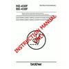 Brother BE-438F Button Sewer Owners Instruction Manual