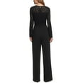 thumbnail image 2 of Karl Lagerfeld Paris Womens Lace Bodice Long Sleeve Jumpsuit, 2 of 2