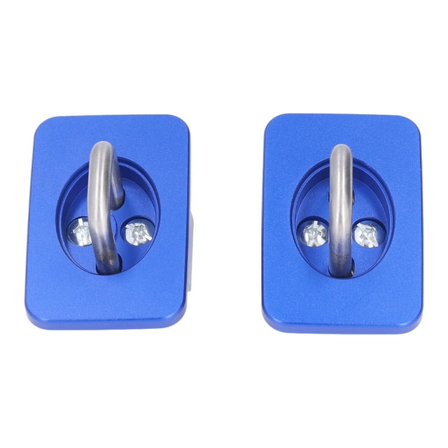Par de anclajes de amarre para camión, accesorios retráctiles para coche, repuesto para RAM Cut Req 1995-2018, azul