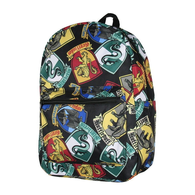Harry Potter Backpack Hogwarts Houses Crest All Over Print Laptop