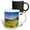 Multicolor, variant on 3drose, Pear Orchards Bloom with Mount Adams, Hood River, Oregon, Usa, 11oz Magic Transforming Mug