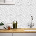 thumbnail image 3 of Imitation Marble Pattern Tile Sticker for Kitchen or Bathroom, Removable Backsplash 3D Wall Tile 5 Pieces Series, 3 of 5