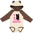 thumbnail image 3 of Inktastic Houston Texas Cowgirl Girls Long Sleeve Baby Bodysuit, 3 of 5