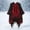 Red, variant on Miqool Women's Elegant Shawl Wraps Plaid Fringe Poncho Cozy Soft Blanket Scarf for fall Winter