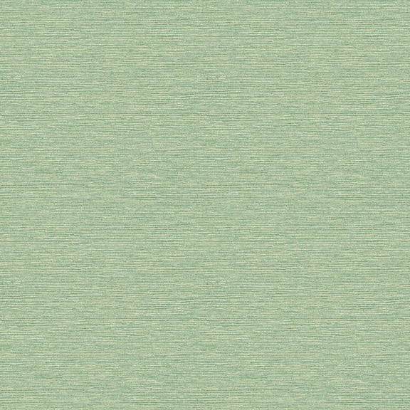 3122-10204 Gump Green Faux Grasscloth Wallpaper with Accented Raised Inks in Green Colors Farmhouse Style Prepasted Acrylic Coated Paper