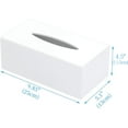 thumbnail image 2 of ZDM Acrylic Tissue Box Cover 5.4x5.4x5.4'' Clear Tissue Holder Napkin Dispenser for Home Office Restaurant-Clear, 2 of 6