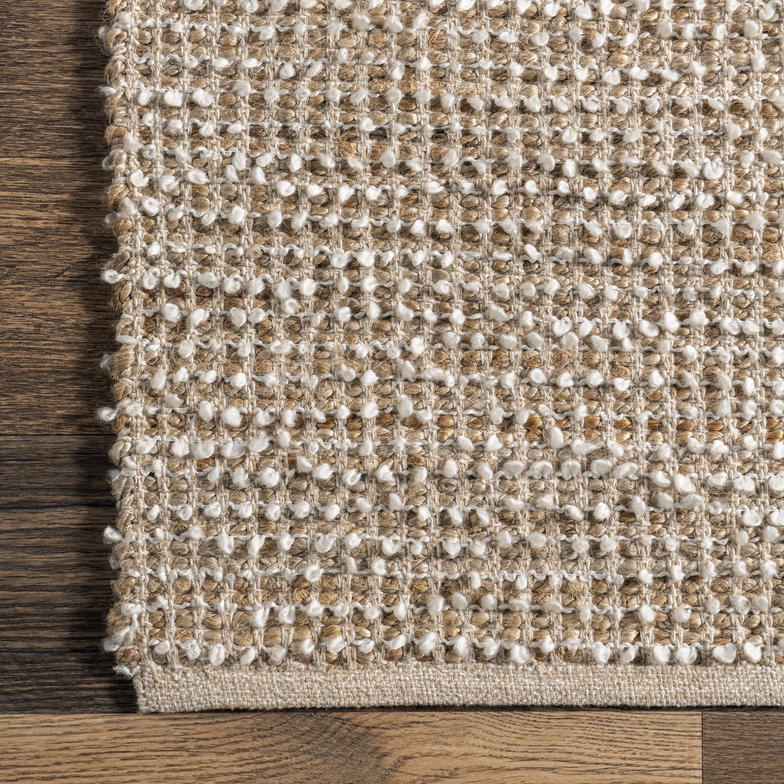 nuLOOM Ivanna Casual Jute Blend Area Rug, 8' x 10', Ivory
