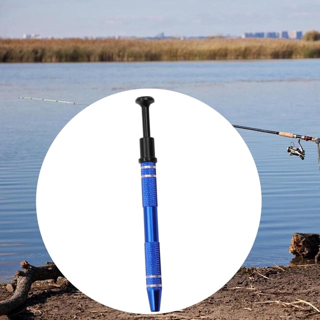 Herramienta de Señuelo de Pesca Colamx Agarrador de 4 Puntas Azul