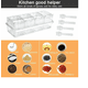 thumbnail image 2 of 4 Piezas Especieros Salsera Organizador Azucarero Cocina  Xtellar Transparente, 2 of 3