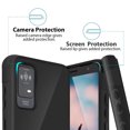 thumbnail image 4 of TJS for TCL ION X / ION V / 40Z Phone Case, Magnetic Support Dual Layer Drop Protection Impact Rugged Armor Cover (Black), 4 of 5