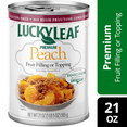 thumbnail image 2 of (4 pack) Lucky Leaf Premium Peach Fruit Filling & Topping, 21 oz, 2 of 13