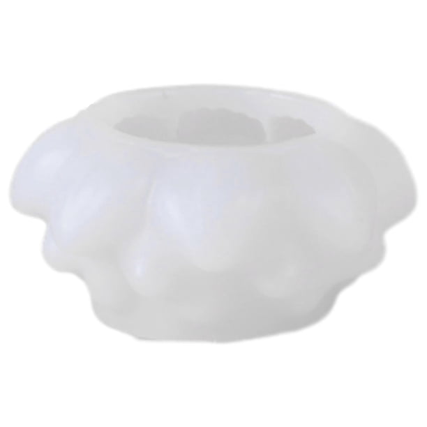 Molde de silicona para arcilla con forma de flor de loto, para velas florales, decoración creativa para el hogar estilo A