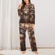 thumbnail image 2 of Fotbe Deer American Flag Wall Conjunto de Pijama de Manga Larga para Mujer con Estampado, Ropa de Dormir de 2 Piezas, Conjunto de Casa Suave y Cómodo con Bolsillos-Medium, 2 of 7