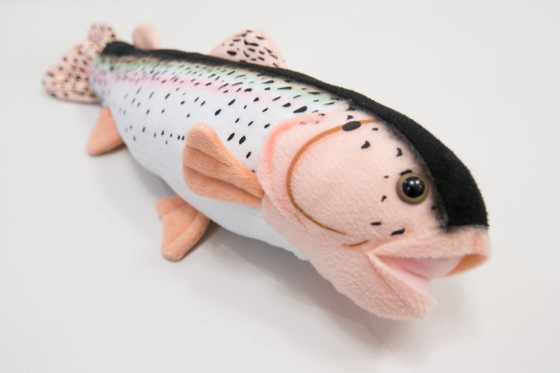 rainbow trout stuffed animal
