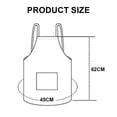 thumbnail image 2 of 2pcs children's aprons with sleeves and painted aprons, 2 of 5