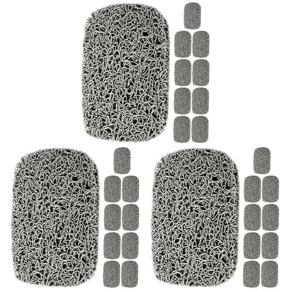 30 pcs Soap Savers Bathroom Soap Holder PVC Soap Savers Mat Non-Slip Soap Dish Pad