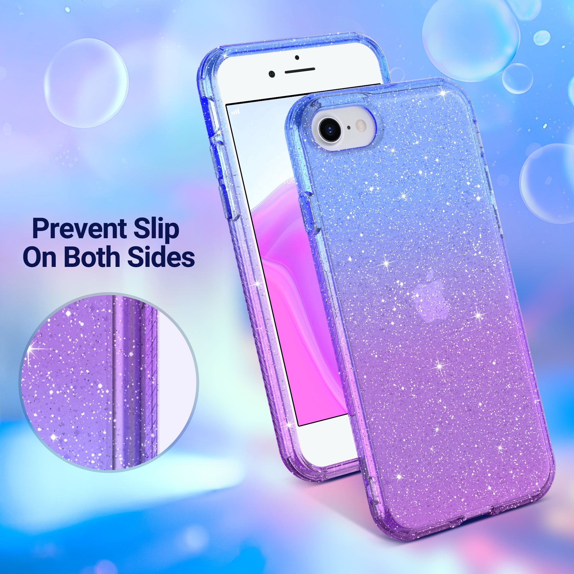 Iphone Se®/8®/7®/6® Safeguard Dual Layer Case - Blue