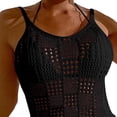 thumbnail image 4 of Idoravan Beach Vacation Clothes for Women Swimsuit Coverup for Women Crochet Bathing Suit Cover Up - Classic Knit Beach Coverup, 4 of 7