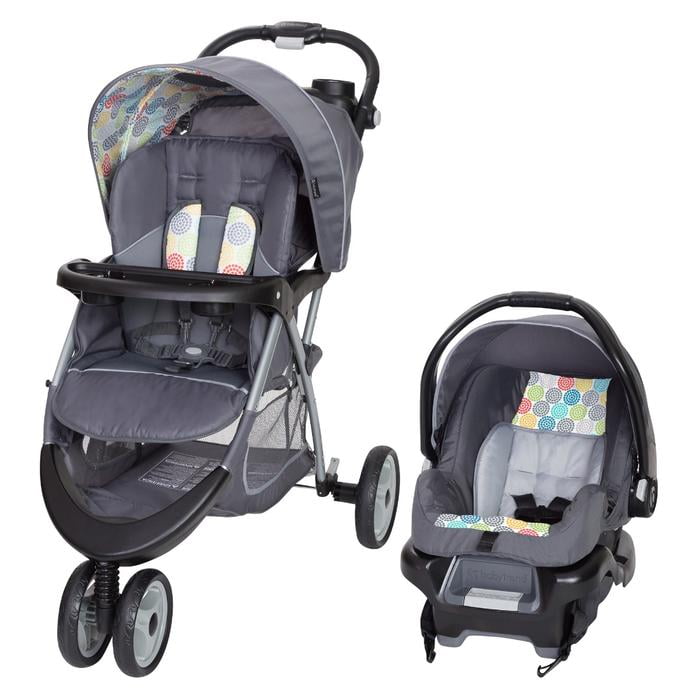Baby Trend EZ Ride 35 Travel System, Funfetti Grey