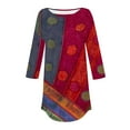 thumbnail image 3 of Birdeem Blouse Mode Femme Manches 3/4 Col Rond Ample, 3 of 9