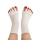 thumbnail image 5 of Eigraketly 1 Pair 5 Toe Socks Overlapping Color Comfortable Breathable Dressing Solid Separation Relaxing Hosiery Type3 NO3 Eigraketly FS11800-11, 5 of 6