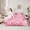 Pink G, variant on Feelyou Pink Letter Z Twin Bedding Sets 7pcs, Fairy Princess, Bowknot Comforter Set