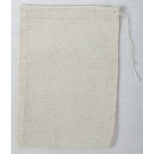 Cotton Muslin Bags, Pack of 25, 3.75 x 5.75 inches