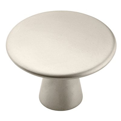 - Essential'Z 1-9/16 in (40 mm) Diameter Satin Nickel (Matte) Cabinet Knob